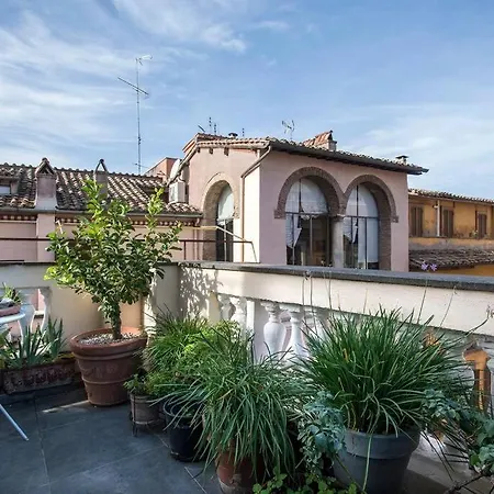 Апартаменты Pantheon Loft Con Terrazza Privata